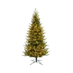 Celebrations 7-1/2 Ft. Slim LED 1200 Ct Vermont Spruce Christmas Tree