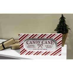P Graham Dunn Red/White North Pole Candy Cane Table Decor 5.5 In. -Alpine Sales Store bc6856b9 1352 4d80 b181 98ffb99049ad