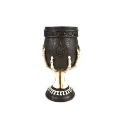 Touch Of Nature 14 In. Hands Holding With Witch Pot Halloween Decor