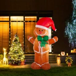 Glitzhome Gingerbread Man Decor 94.49 In. Inflatable 10 Glitzhome Gingerbread Man Decor 94.49 In. Inflatable -Alpine Sales Store c11e8c87 e2fa 4426 bd10 231f8142639e