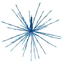 Celebrations Platinum LED Blue Radiant Blast 24 In. Hanging Decor