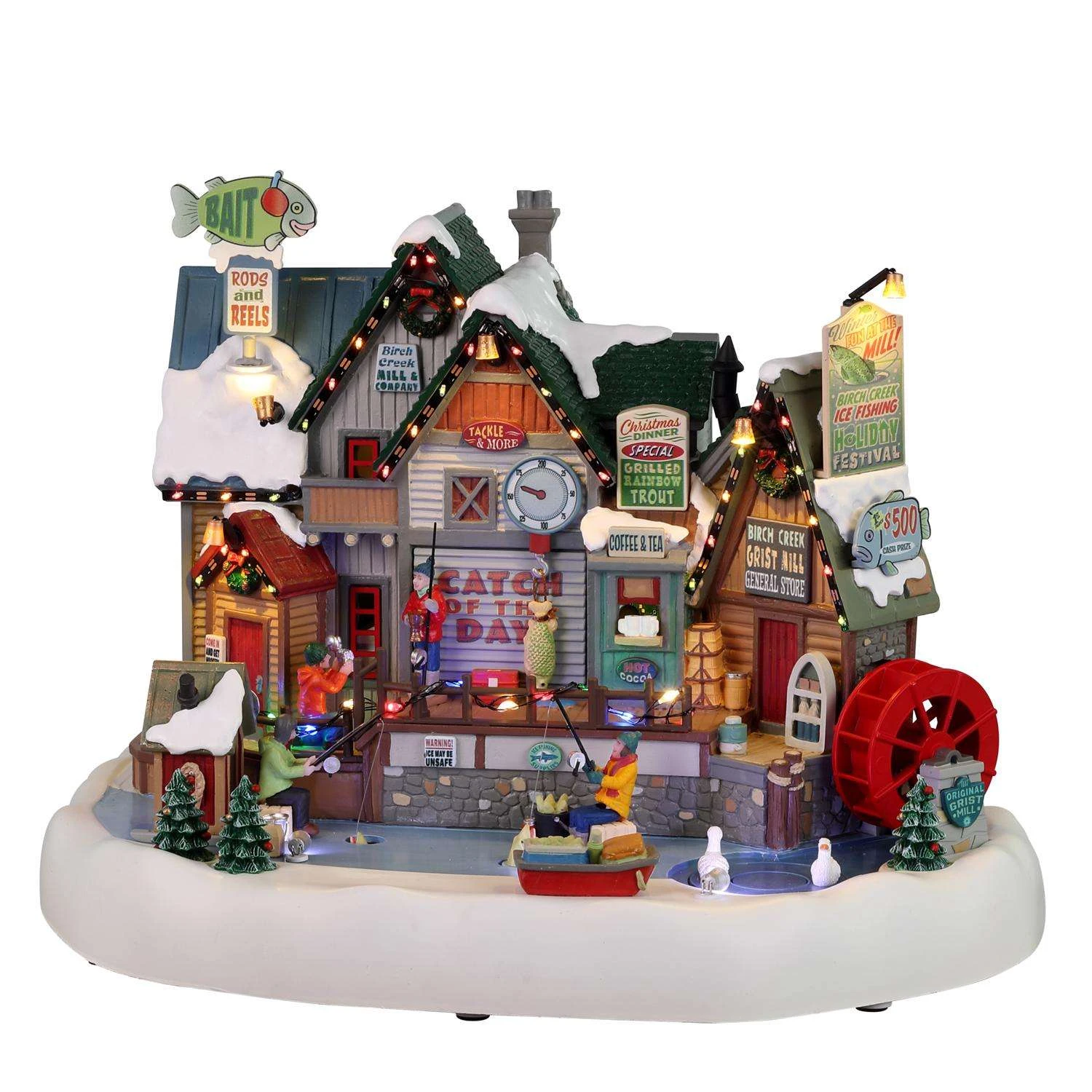 Lemax LED Multicolored Vail Village Christmas Village 9 In. 3 Lemax LED Multicolored Vail Village Christmas Village 9 In.