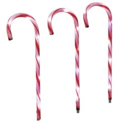 Celebrations Clear Candy Cane 27 In. Pathway Decor