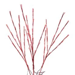 Celebrations LED Red Lighted Red Twigs 32 In. Yard Decor