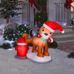 Gemmy Airblown LED Dog With Fire Hydrant Scene 3.5 Ft. Inflatable -Alpine Sales Store c4af3fa9 ecd4 4f80 bd8e 145947885749