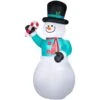 Gemmy LED Snowman With Candycane 12 Ft. Inflatable -Alpine Sales Store c73879db a367 45ce 92b8 476d734840ed