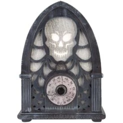Gemmy EmoteGlow Haunted Radio Tabletop Decor