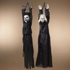 Gerson 4 Ft. Lighted Animated Hanging Figurine Halloween Decor