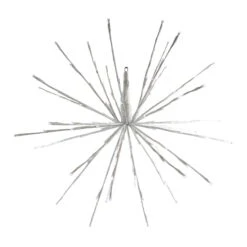 Celebrations Platinum LED Cool White Radiant Blast 24 In. Hanging Decor