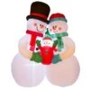 Glitzhome Snowman Family Decor 94.49 In. Inflatable -Alpine Sales Store cfa832d1 c744 4415 944c cae908889126