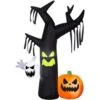 Gemmy Airblown 7 Ft. LED Prelit Ghostly Tree Scene Inflatable -Alpine Sales Store d001500e e2bf 427d ad88 853942d3ea56