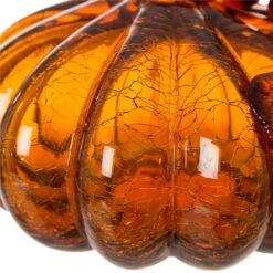 Glitzhome 5.51 In. Glass Pumpkin Tabletop Decor -Alpine Sales Store d0b54021 5245 4e16 b171 729f4d58925b