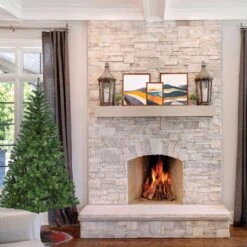 Celebrations 7 Ft. Slim LED 400 Lights Winchester Christmas Tree 7 Celebrations 7 Ft. Slim LED 400 Lights Winchester Christmas Tree -Alpine Sales Store d111a805 eee8 411b 9f73 43dd58dd3cc9