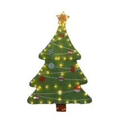 Candy Cane Lane Incandescent Clear/Warm White Tree 36 In. Yard Decor