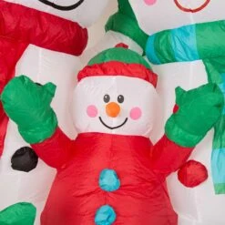 Glitzhome Snowman Family Decor 94.49 In. Inflatable -Alpine Sales Store d3db5e6f 9e08 4944 a6ee cf56e5e83e35