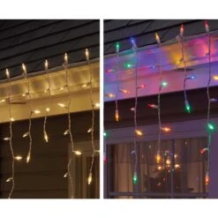 Celebrations Gold LED Mini Multicolored/Warm White 100 Ct Icicle Christmas Lights 8.5 Ft. -Alpine Sales Store d4603920 3550 4419 b2dc 7110569406bd