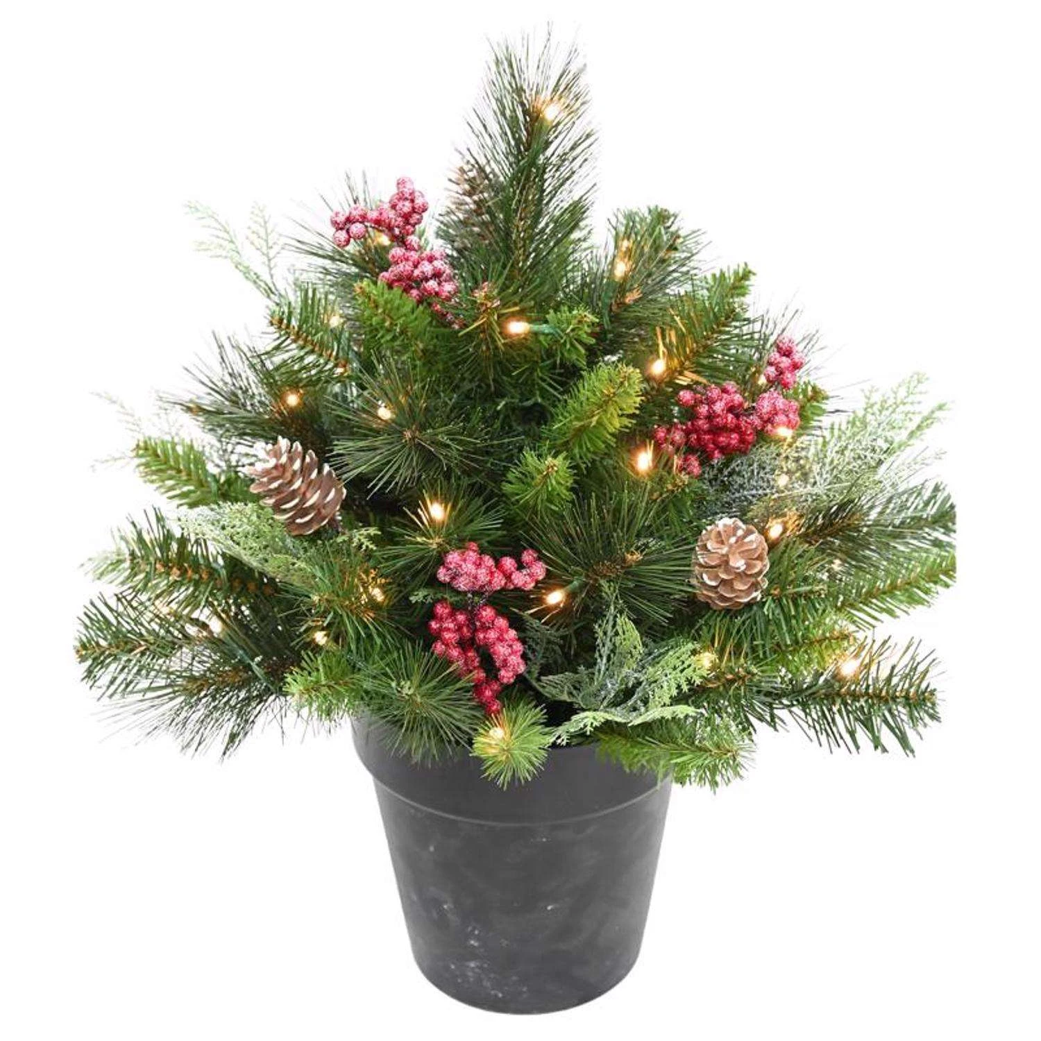 Celebrations 1-1/2 Ft. Icy Mixed Pine Urn Filler 1 Pk 3 Celebrations 1-1/2 Ft. Icy Mixed Pine Urn Filler 1 Pk