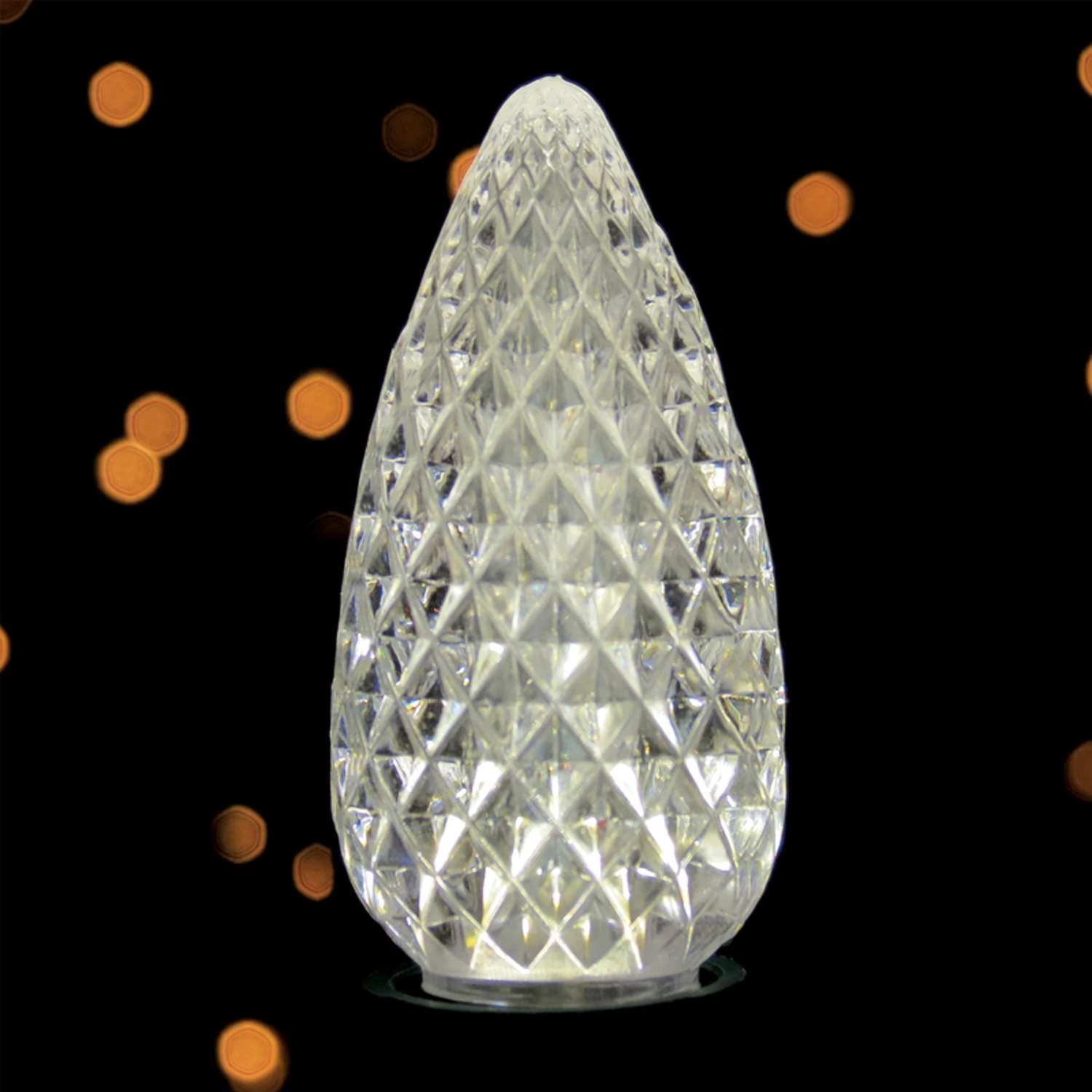 Celebrations Platinum LED C9 Pure White 25 Ct String Christmas Lights 25 Ft. 4 Celebrations Platinum LED C9 Pure White 25 Ct String Christmas Lights 25 Ft. - Image 2