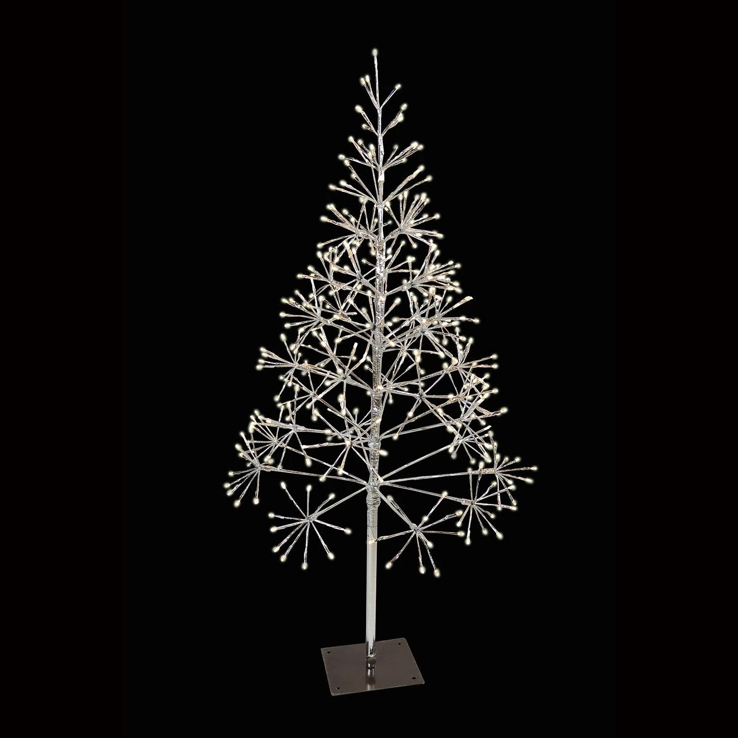 Holiday Bright Lights LED Warm White Lighted Shimmering Tree 54 In. Yard Decor 3 Holiday Bright Lights LED Warm White Lighted Shimmering Tree 54 In. Yard Decor