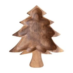 Creative Co-Op Garden Christmas Natural Christmas Tree Bowl 1 In.