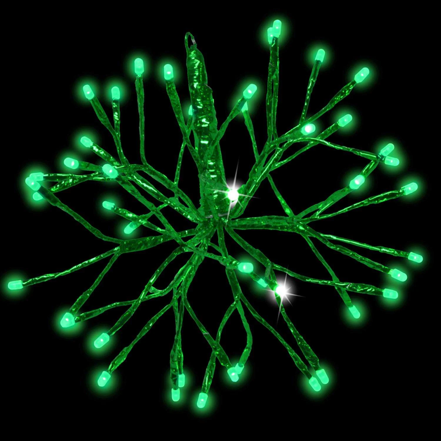 Holiday Bright Lights LED M5 Green 64 Ct Christmas Lights 4 Holiday Bright Lights LED M5 Green 64 Ct Christmas Lights - Image 2