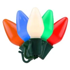 Celebrations Platinum LED C7 Multicolored 50 Ct String Christmas Lights 25 Ft.