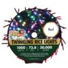 Holiday Bright Lights LED Rice Red 1000 Ct String Christmas Lights -Alpine Sales Store df882316 a93f 4be4 abc0 67ebd5e55a8c