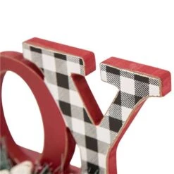 Glitzhome Multicolored Plaid Joy Table Decor 5.39 In. 6 Glitzhome Multicolored Plaid Joy Table Decor 5.39 In. -Alpine Sales Store dff9f57f e23e 4925 be5a 6b894343e86b