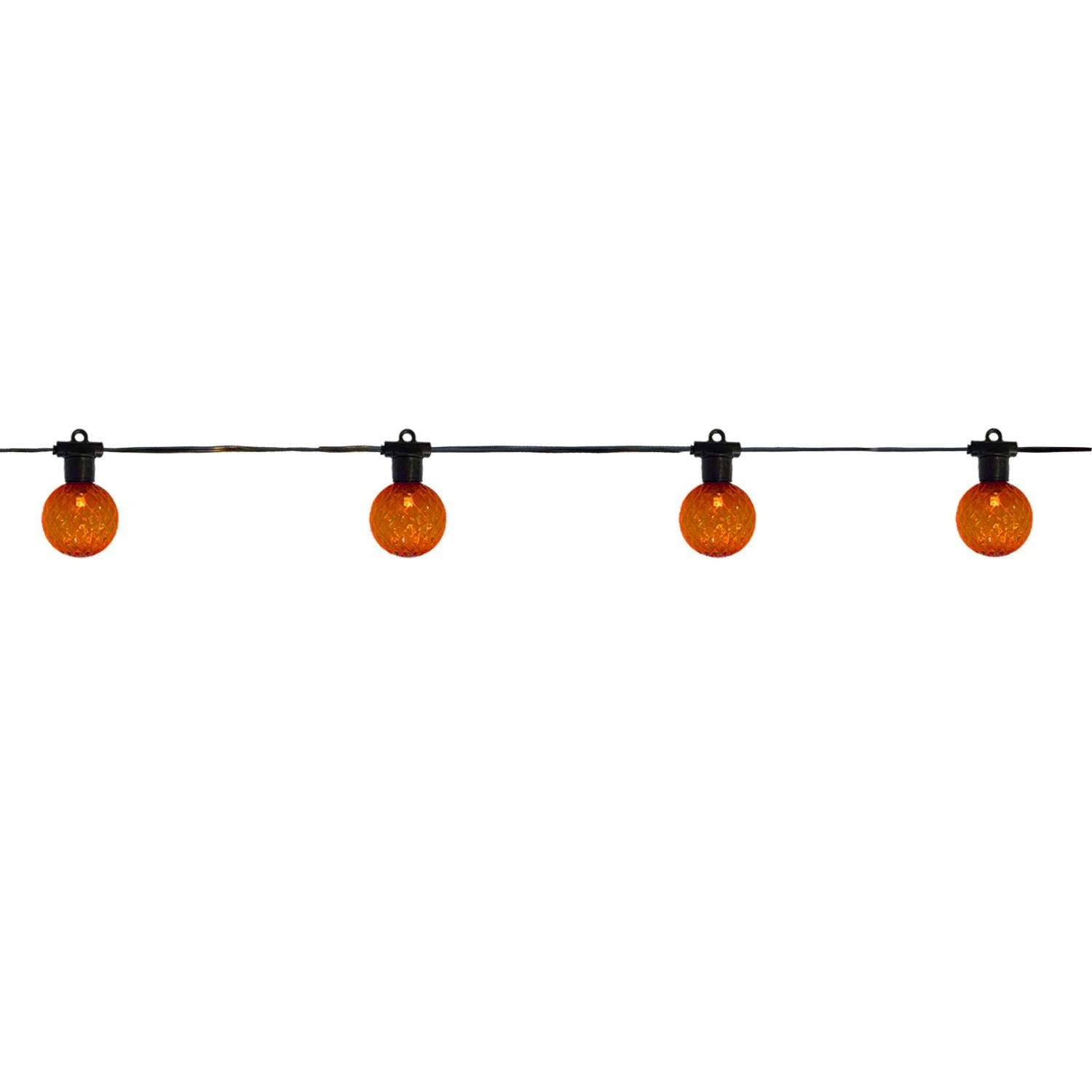 Celebrations Orange 25 Ct LED G40 Halloween String Lights 3 Celebrations Orange 25 Ct LED G40 Halloween String Lights