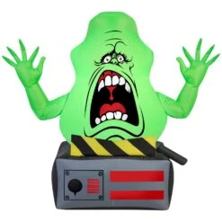 Gemmy Airblown 3.5 Ft. LED Prelit Ghostbusters Slimer On Trap Inflatable