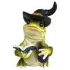 Touch Of Nature 6 In. Frog W/Witch Hat And Book Halloween Decor -Alpine Sales Store e2447888 5e6e 428d b54b cf5e4a1a7b67