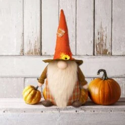 Glitzhome 24.02 In. Standing Gnome Fall Decor -Alpine Sales Store e3671177 f12e 47e3 9e6d 47462d29a631