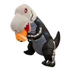 Celebrations 8 Ft. Prelit T-Rex Skeleton Inflatable