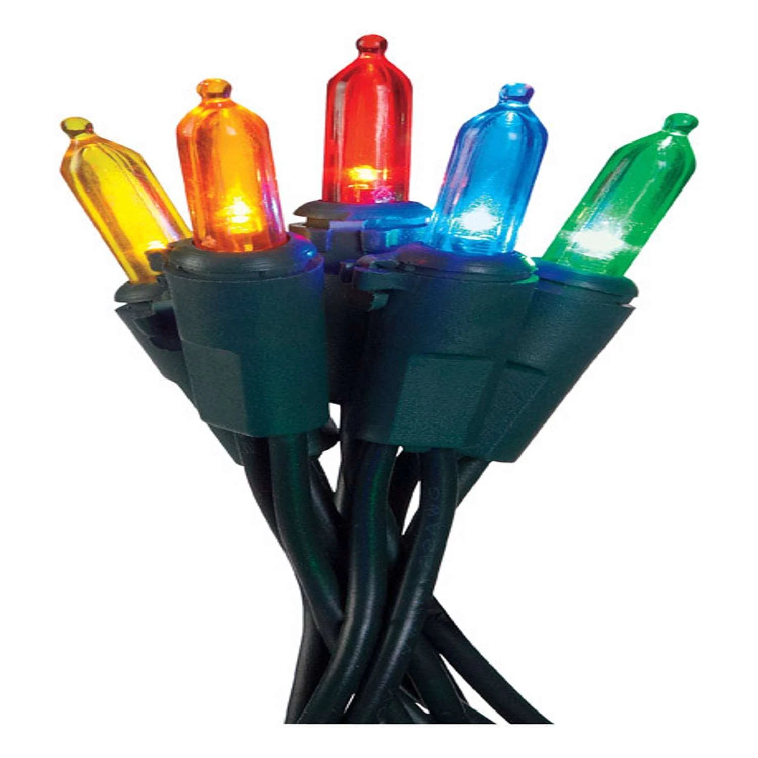 Celebrations LED M5 Multicolored 100 Ct String Christmas Lights 24.75 Ft. 4 Celebrations LED M5 Multicolored 100 Ct String Christmas Lights 24.75 Ft. - Image 2