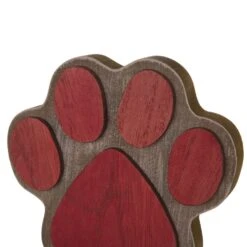 Glitzhome Brown/Red Paw Stocking Holder 6.3 In. -Alpine Sales Store e72f5e77 a31b 4fb1 a411 f65d724464d0