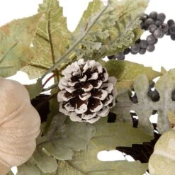 Glitzhome 5 In. Pumpkin Wreath With Green Leaf And Berries Fall Decor 10 Glitzhome 5 In. Pumpkin Wreath With Green Leaf And Berries Fall Decor -Alpine Sales Store e755a7f8 487b 44e6 aea5 226d476d039b