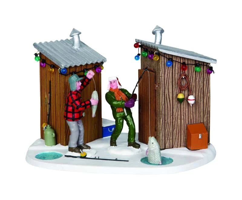 Lemax Multicolored Friendly Competition Christmas Village 4.5 In. 3 Lemax Multicolored Friendly Competition Christmas Village 4.5 In.