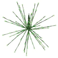 Celebrations Platinum LED Green Radiant Blast 24 In. Hanging Decor