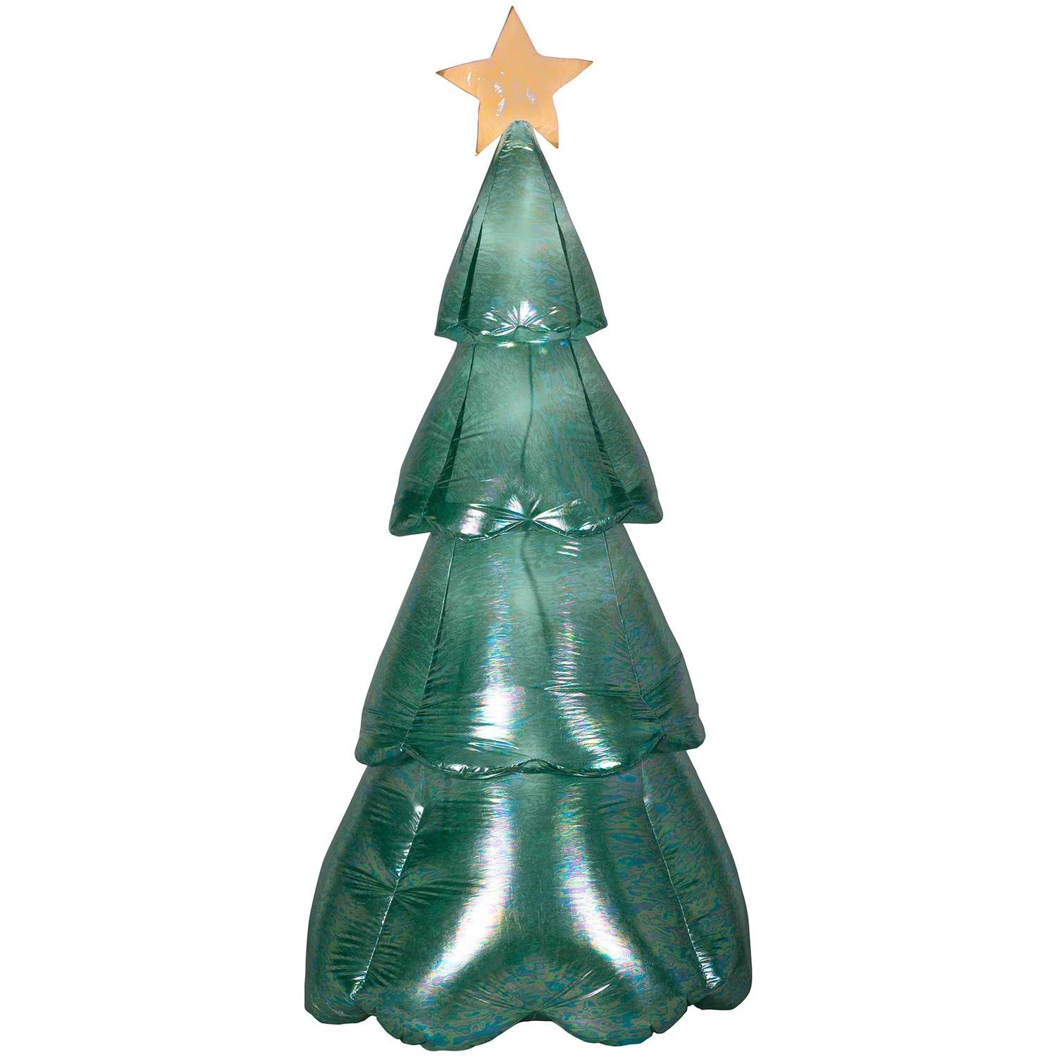 Gemmy LED Iridescent Christmas Tree 7.5 Ft. Inflatable 3 Gemmy LED Iridescent Christmas Tree 7.5 Ft. Inflatable