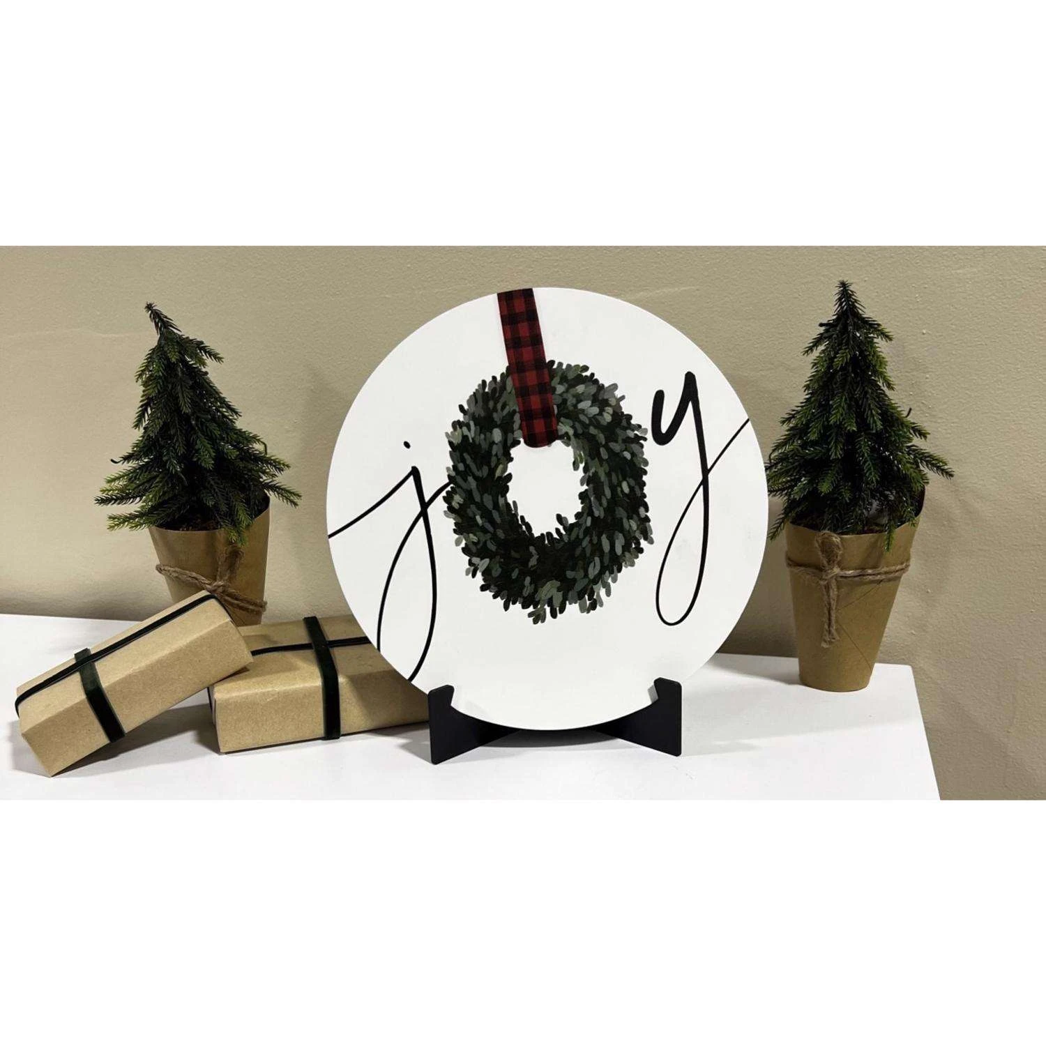 P Graham Dunn Multicolored Joy Ornate Plaque Table Decor 10 In. 4 P Graham Dunn Multicolored Joy Ornate Plaque Table Decor 10 In. - Image 2