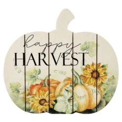 Glitzhome 8.75 In. Pumpkin Tabletop Decor