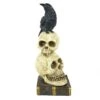 Touch Of Nature 9.5 In. Crow Sitting On Two Skulls Halloween Decor -Alpine Sales Store f6d6044b 6d09 428d a781 14731c3981de
