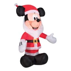 Gemmy Airblown Mickey With Santa Beard 3.5 Ft. Inflatable