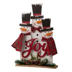 Glitzhome Muticolored Snowman Family Table Decor 18 In. -Alpine Sales Store f96508b8 ef28 4d31 a051 beaf57580341