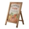 Glitzhome 24 In. Pumpkin Farm Easel Sign Fall Decor