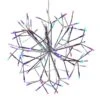Celebrations Platinum LED Multi Shimmer Sphere 16 In. Hanging Decor