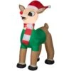 Gemmy Rudolf In Green Outfit 3.5 Ft. Inflatable -Alpine Sales Store fbe5bbb5 215c 4990 a8e8 6065a09c3fbb