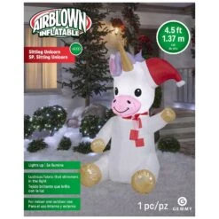 Gemmy Airblown Sitting Unicorn 5 Ft. Inflatable -Alpine Sales Store fd02ab37 8cd1 4084 9ed2 4b7da94878c3