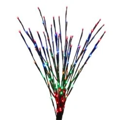 Celebrations Platinum LED Multi Light Burst 32 In. Yard Decor