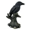 Touch Of Nature 6.5 In. Crow On Tree Branch Halloween Decor -Alpine Sales Store fea29643 d62e 451f a4eb 139a79f0966d